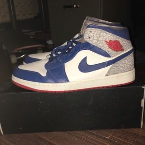 True blue air Jordan 1’s